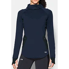 Жіноча спортивна кофта Under Armour Threadborne Balaclava Hoodie Midnight Navy