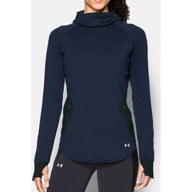 Жіноча спортивна кофта Under Armour Threadborne Balaclava Hoodie Midnight Navy