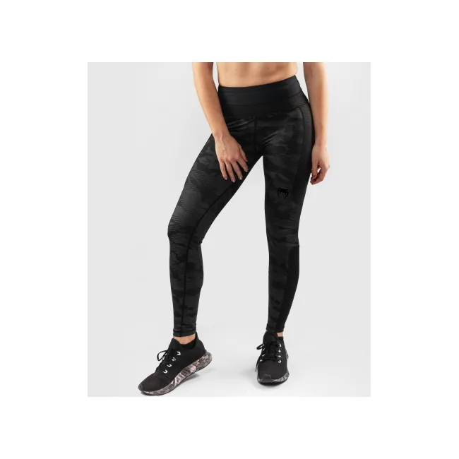 Жіночі штани Venum Defender Leggings Black Black