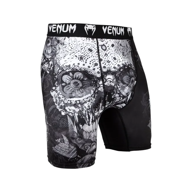 Компрессионные шорты VENUM Santa Muerte 3.0 Black White