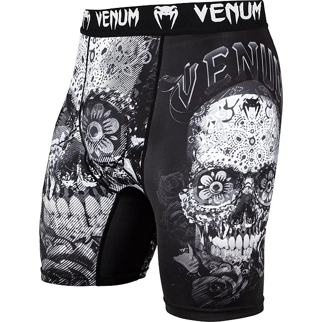 Компрессионные шорты VENUM Santa Muerte 3.0 Black White