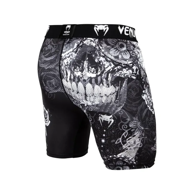 Компрессионные шорты VENUM Santa Muerte 3.0 Black White
