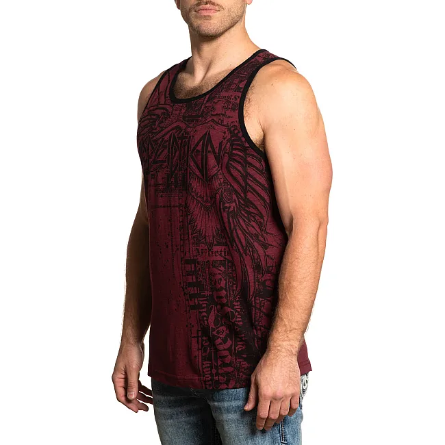 Майка AFFLICTION Dust Cloud Red Ochre