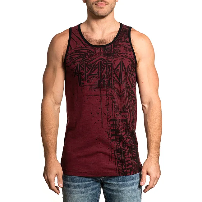 Майка AFFLICTION Dust Cloud Red Ochre