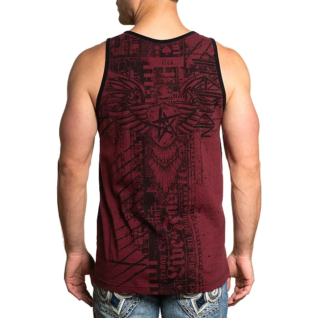 Майка AFFLICTION Dust Cloud Red Ochre