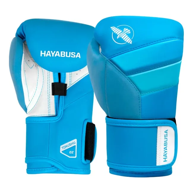 Перчатки для бокса HAYABUSA T3 Neon Blue