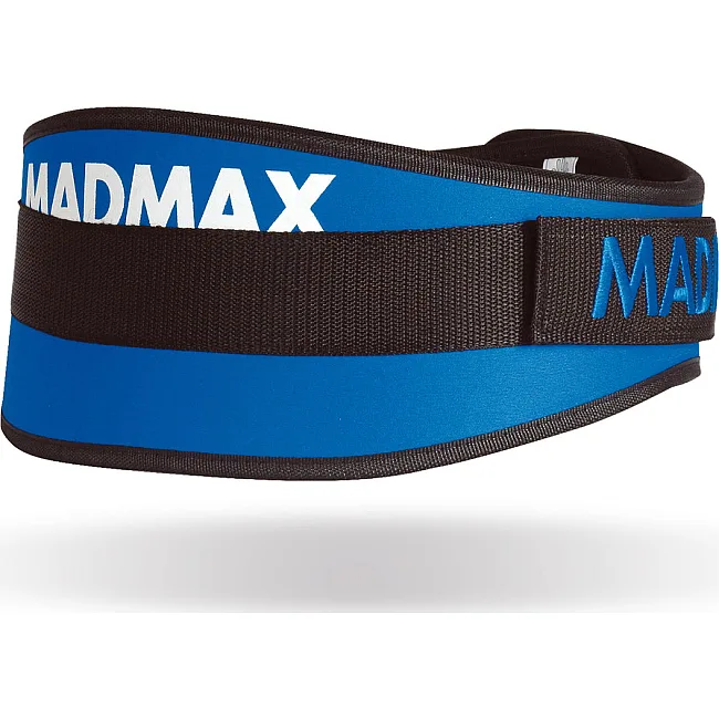 Пояс для становой тяги MADMAX MFB-421 Simply the Best неопреновый Blue