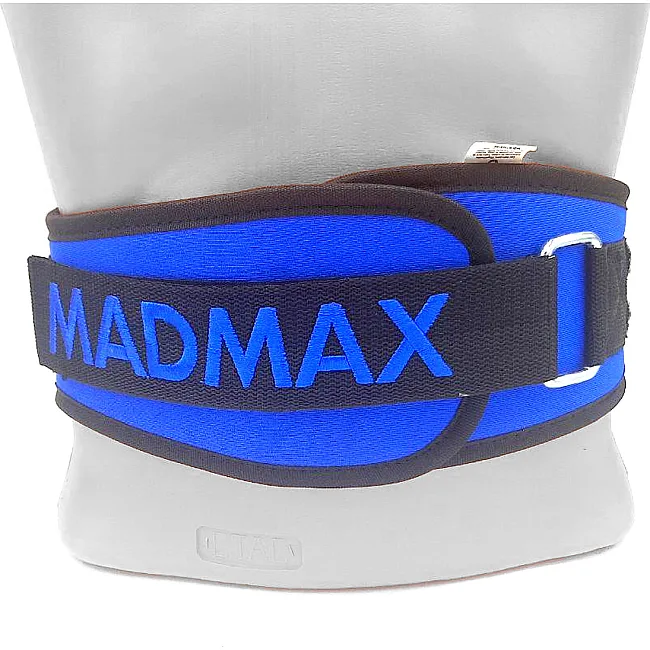 Пояс для становой тяги MADMAX MFB-421 Simply the Best неопреновый Blue