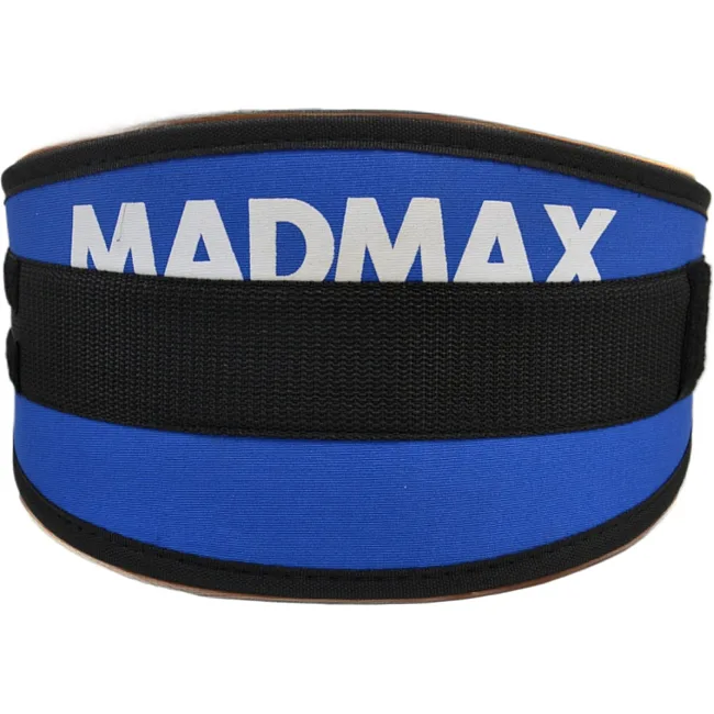 Пояс для становой тяги MADMAX MFB-421 Simply the Best неопреновый Blue