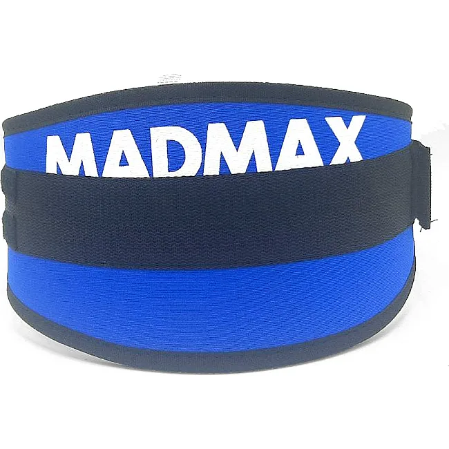 Пояс для становой тяги MADMAX MFB-421 Simply the Best неопреновый Blue
