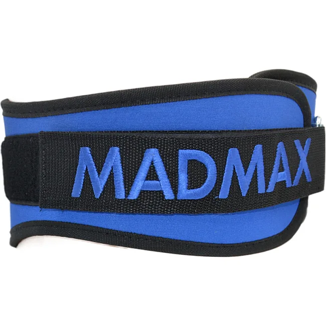 Пояс для становой тяги MADMAX MFB-421 Simply the Best неопреновый Blue