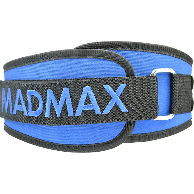 Пояс для становой тяги MADMAX MFB-421 Simply the Best неопреновый Blue