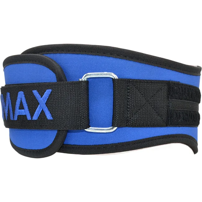 Пояс для становой тяги MADMAX MFB-421 Simply the Best неопреновый Blue