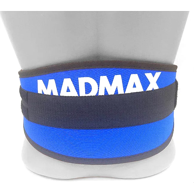 Пояс для становой тяги MADMAX MFB-421 Simply the Best неопреновый Blue