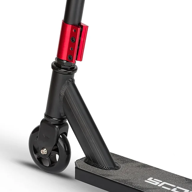 Самокат для трюков RAZZO GO CITY 100 мм. алюминиевый HST1-100 Black/Red
