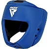 Шлем для бокса RDX с лицензией IBA Approved For Amateur Competition Blue