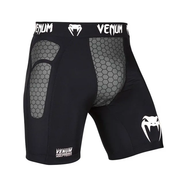 Шорти компресійні VENUM Absolute Black Grey