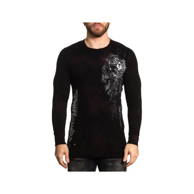 Термалка AFFLICTION Wind Speed Burgundy Crystal Black