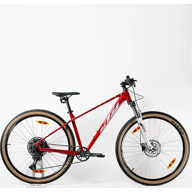 Велосипед горный KTM ULTRA FUN 29" рама L/48, красный (серебристо-черный), 2022
