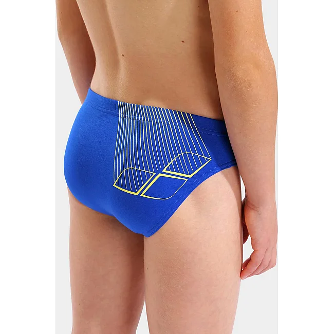 Плавки-сліпи для хлопчиків Arena BRIGHT SWIM BRIEFS синій, жовтий (для дітей)