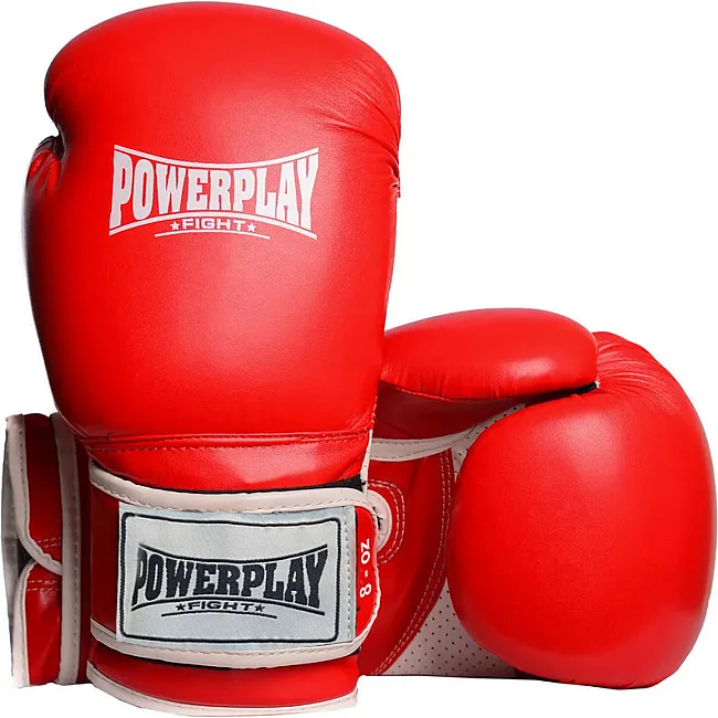 Боксерские перчатки PowerPlay 3019 Challenger Красные