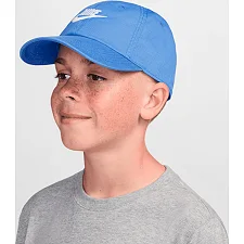 Кепка NIKE K NK CLUB CAP US CB FUT WSH блакитний (для дітей) One Size