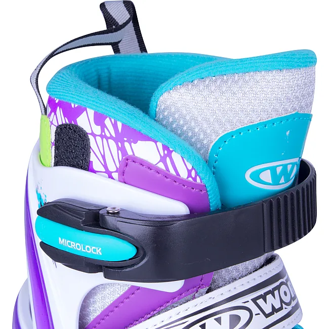 Регулируемые ролики WORKER Fizzo ABEC-7 - размер L (39-42)