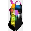 Купальник закрытый для девочек Arena DOTS SWIMSUIT SWIM PRO BACK черный, розовый (для детей)