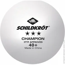 Мягкие Donic Champion 40+ 3* white поштучно