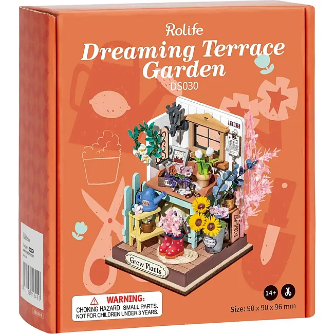 Конструктор 3D міні-будинок Robotime Rolife Dreaming Terrace Garden DS030