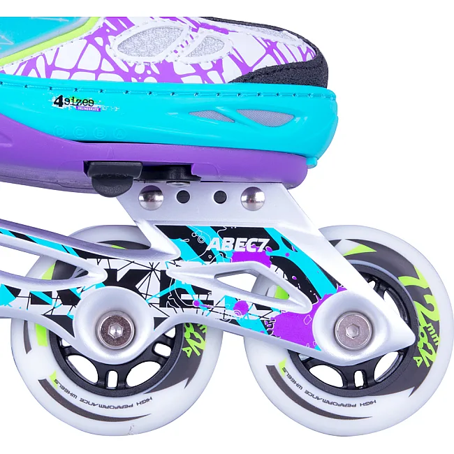 Регулируемые ролики WORKER Fizzo ABEC-7 - размер L (39-42)