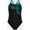 Купальник закрытый для женщин Arena KIKKO SWIMSUIT SWIM PRO BACK черный, бирюзовый (для женщин)