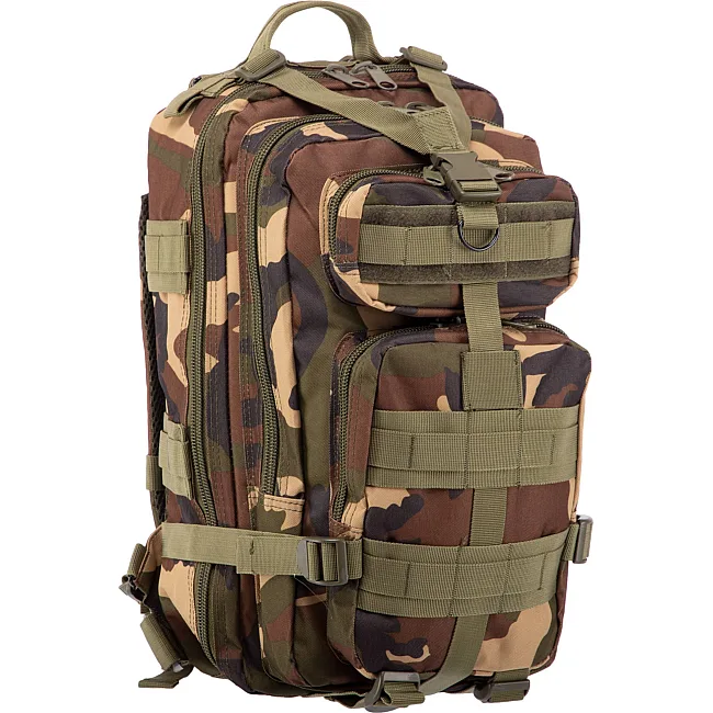 Штурмовой тактический рюкзак SP-SPORT ZK-5502 40x22x17см 15л (Камуфляж Woodland)
