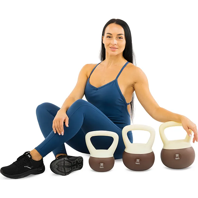 Гиря мягкая BLOOM SOFT KETTLEBELL LB7012-2 вес 2кг (Красный-зеленый)