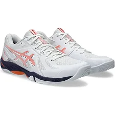 Кроссовки мужские сквош Asics Gel-Blade FF white/orange