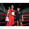 Боксерские перчатки TITLE Boxing All Heart Bag Gloves 2.0 Black/Red (бинты 4м. в комплекте)