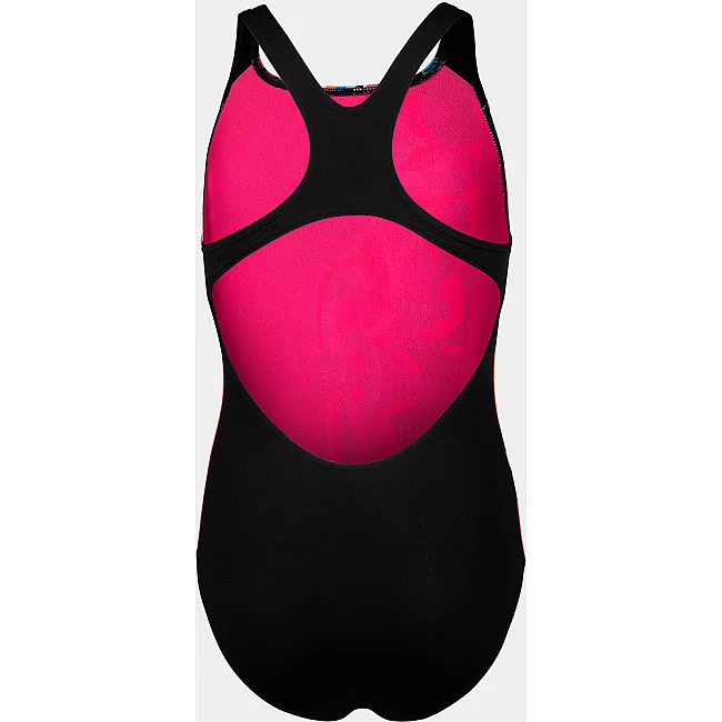 Купальник для девочек Arena PALETTE SWIMSUIT SWIM PRO BACK розовый, черный, мультицвет