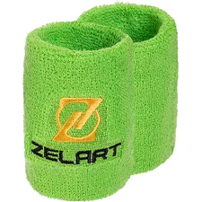 Спортивний напульсник, що вбирає вологу ZELART BC-2970 1шт (Салатовий)