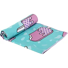 Спортивное полотенце из микрофибры MADWAVE ICE CREAM M076303100W 80х40см (Бирюзовый)