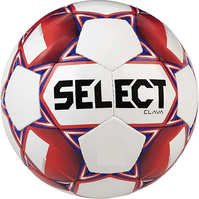 Мяч футбольный Select FB CLAVA белый, красный, синий 5
