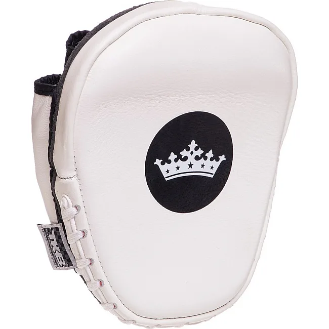 Мини-лапа боксерская изогнутая тренировочная кожа TOP KING Light Weight TKFML 18x15x4см 2штуки (Синий)