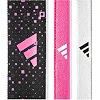 Повязки на голову женские Adidas Hairbands (Graphic) 3pk белый, розовый, черный