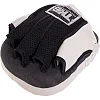 Мини-лапа боксерская изогнутая тренировочная кожа TOP KING Light Weight TKFML 18x15x4см 2штуки (Синий)