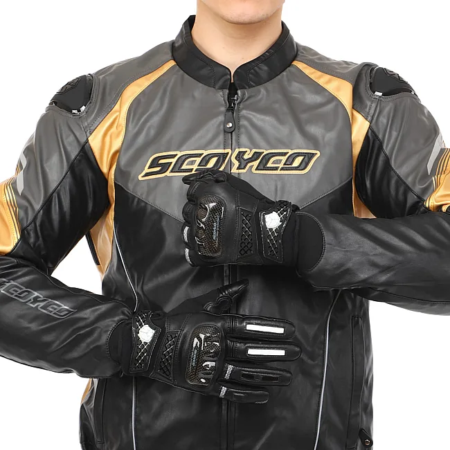 Мотоперчатки SCOYCO Waterproof Sensor Touch MC52WP (Черный)