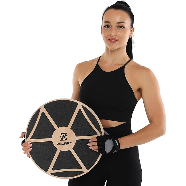 Балансировочный диск
 балансборд деревянный WOOD BALANCE BOARD ZELART
 FI-9665 39x7,5см