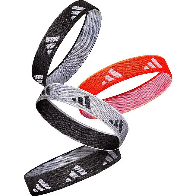 Резинки для волос Adidas Hair Ties черный, белый, красный