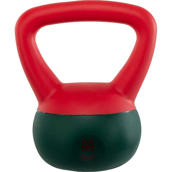 Гиря мягкая BLOOM SOFT KETTLEBELL LB7012-2 вес 2кг (Красный-зеленый)