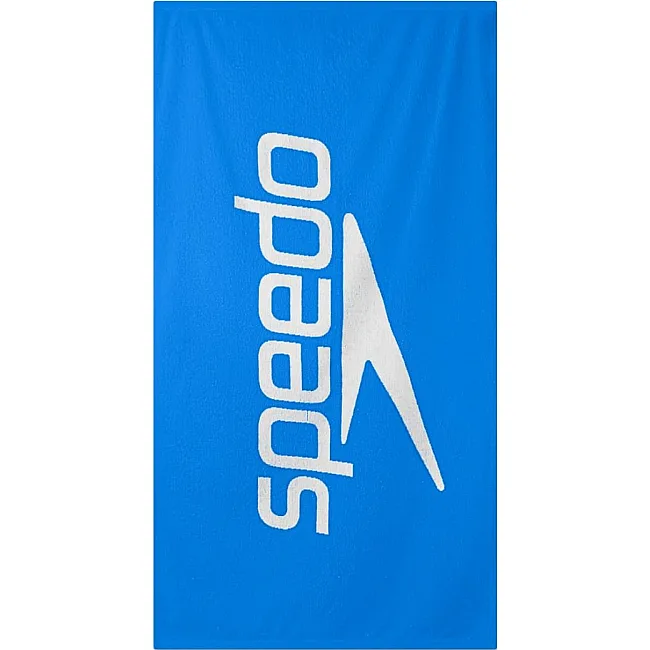 Полотенце Speedo LOGO TOWEL AU синее, белое 75 х 145 см