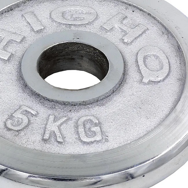 Блины диски хромированные HIGHQ SPORT TA-1802-5B 52мм 5кг хром