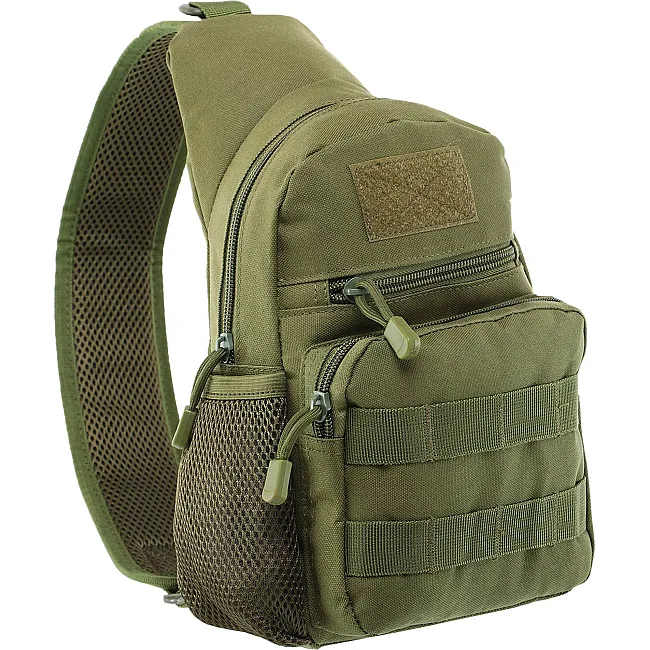 Сумка-слинг тактическая MILITARY RANGERS ZK-9102 28x16x10см 5л (Оливковый)